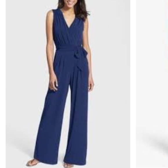 Vince Camuto Pants - VINCE CAMUTO long blue pantsuit small